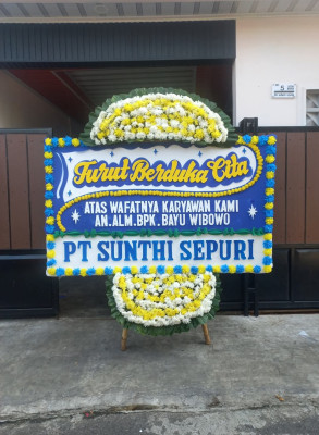 Papan Bunga Duka di Harjatani