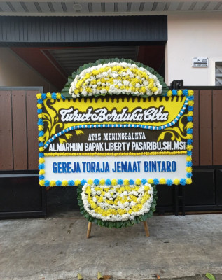 Papan Bunga Duka di Harjatani